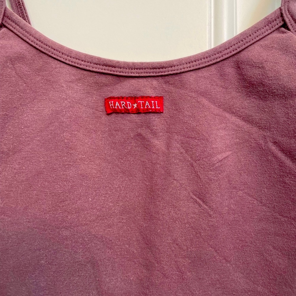 Women’s HardTail athletic tank top with a shelf bra size small mauve - Picture 3 of 5